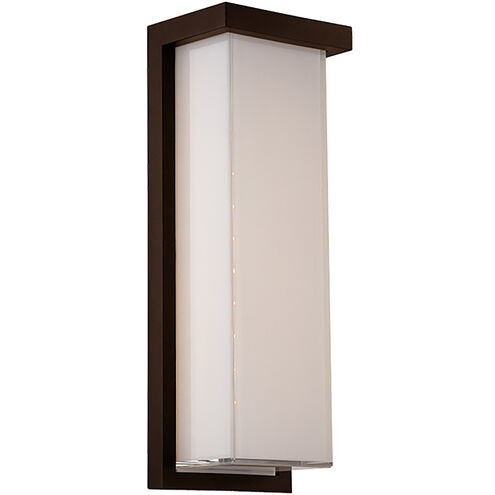 Ledge Outdoor Wall Light in 3500K 14in LED 14 inch Bronze Exterior Modern Forms