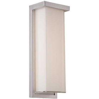 Ledg Outdoor Wall Light in 3000K 14in  LED 14 inch Brushed Aluminum Exterior Modern Forms