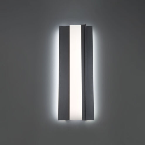 Enigma 1 Light 27 inch Black Outdoor Wall Light Exterior Modern Forms