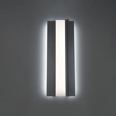 Enigma 1 Light 27 inch Black Outdoor Wall Light Exterior Modern Forms