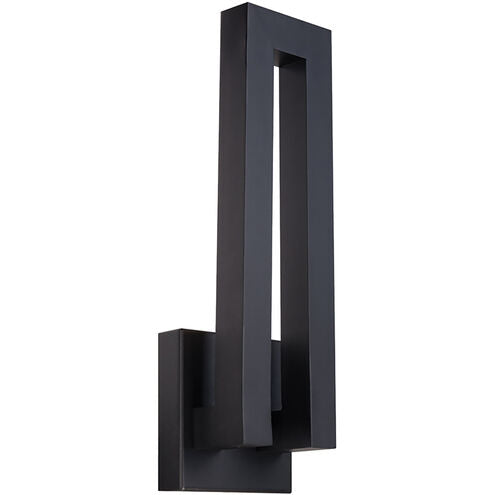 Forq LED 18 inch Black Outdoor Wall Light in 18in. Exterior Modern Forms