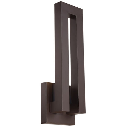 Forq LED 18 inch Bronze Outdoor Wall Light in 18in. Exterior Modern Forms