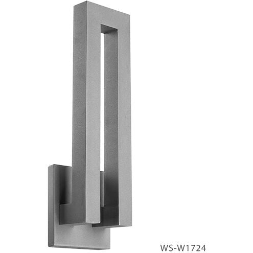 Forq LED 18 inch Bronze Outdoor Wall Light in 18in. Exterior Modern Forms