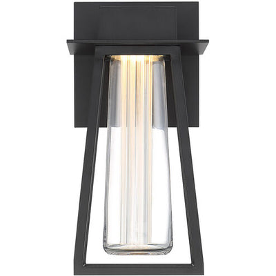 Avant Garde LED Indoor or Outdoor Wall Light Black 12in Exterior Modern Forms