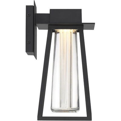 Avant Garde LED Indoor or Outdoor Wall Light Black 12in Exterior Modern Forms