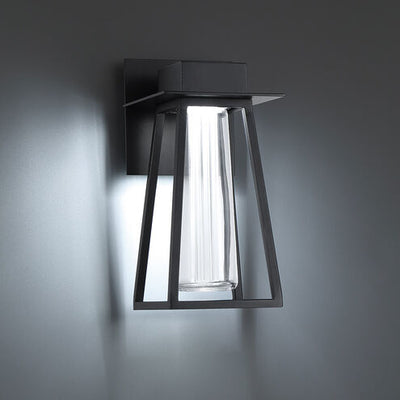 Avant Garde LED Indoor or Outdoor Wall Light Black 17in Exterior Modern Forms