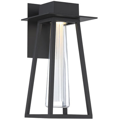 Avant Garde LED Indoor or Outdoor Wall Light Black 12in Exterior Modern Forms