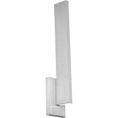 Mako Outdoor Wall Light in 3000K LED 22 inch Brushed Aluminum Exterior Modern Forms