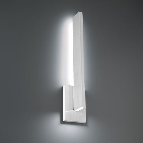 Mako Outdoor Wall Light in 3000K LED 22 inch Brushed Aluminum Exterior Modern Forms