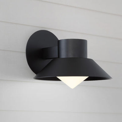 Oslo Outdoor Wall Light in 10in LED 8 inch Black Exterior Modern Forms