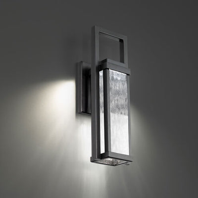 Revere LED Black Outdoor Wall Light 15in Exterior Modern Forms