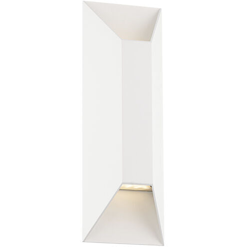 Maglev Outdoor Wall Light in 3000K 2 Light 16 inch White Exterior Modern Forms