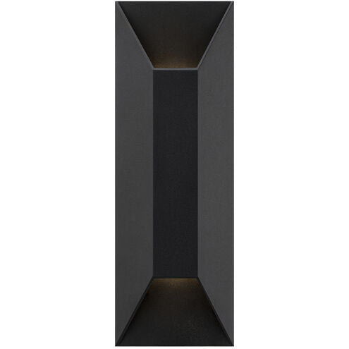 Maglev Outdoor Wall Light in 3000K 2 Light 16 inch Black Exterior Modern Forms