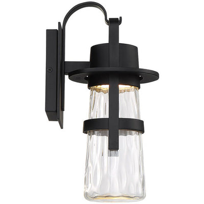 Balthus LED Indoor or Outdoor Wall Light Black 14in Exterior Modern Forms