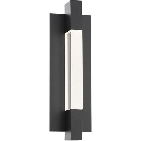 Heliograph 1 Light 18.1 inch Black Outdoor Wall Light 3000K Exterior Modern Forms