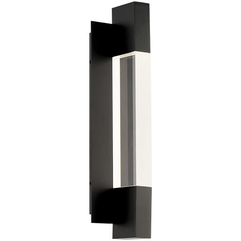 Heliograph 1 Light 18.1 inch Black Outdoor Wall Light 2700K Exterior Modern Forms