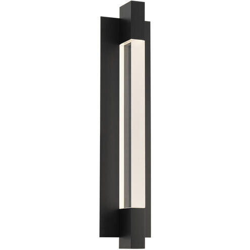 Heliograph 1 Light 24.4 inch Black Outdoor Wall Light 3000K Exterior Modern Forms