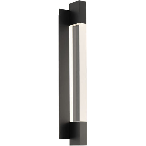 Heliograph 1 Light 24.4 inch Black Outdoor Wall Light 2700K Exterior Modern Forms