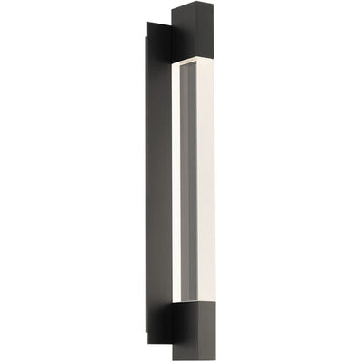 Heliograph 1 Light 24.4 inch Black Outdoor Wall Light 4000K Exterior Modern Forms