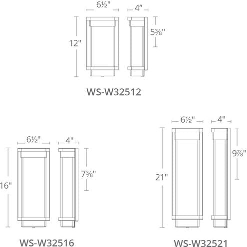 Vitrine LED 21 inch Bronze Outdoor Wall Light 21in Exterior Modern Forms