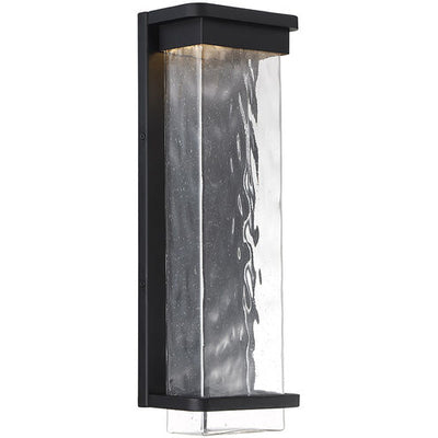 Vitrine LED 16 inch Black Outdoor Wall Light 16in Exterior Modern Forms