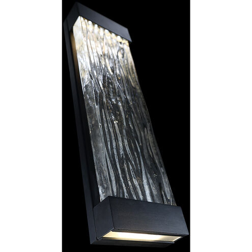 Fathom LED 22 inch Black Outdoor Wall Light in 22in Exterior Modern Forms