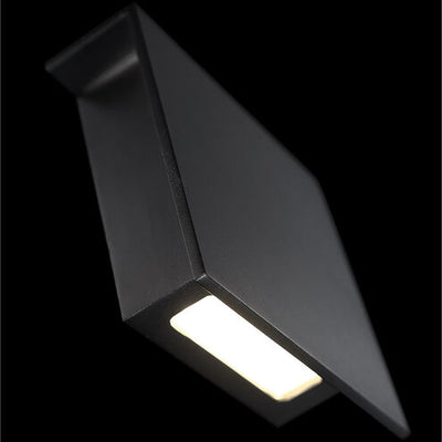 Square Outdoor Wall Light in 8in LED 8 inch Bronze Exterior Modern Forms