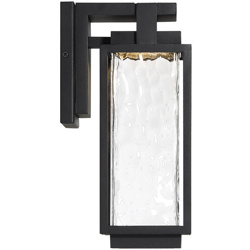 Two If By Sea Outdoor Wall Light in 12in LED 12 inch Black Exterior Modern Forms