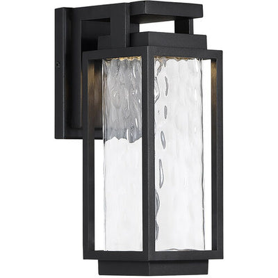 Two If By Sea Outdoor Wall Light in 12in LED 12 inch Black Exterior Modern Forms