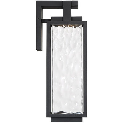 Two If By Sea Outdoor Wall Light in 18in LED 18 inch Black Exterior Modern Forms