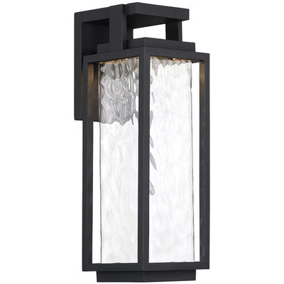 Two If By Sea Outdoor Wall Light in 18in LED 18 inch Black Exterior Modern Forms