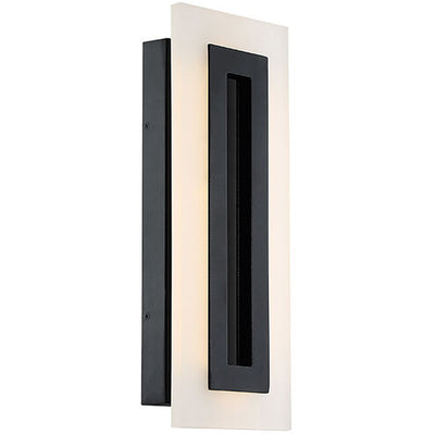 Shadow LED 17 inch Black Outdoor Wall Light 17in Exterior Modern Forms