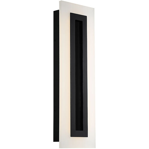 Shadow LED 17 inch Black Outdoor Wall Light 17in Exterior Modern Forms