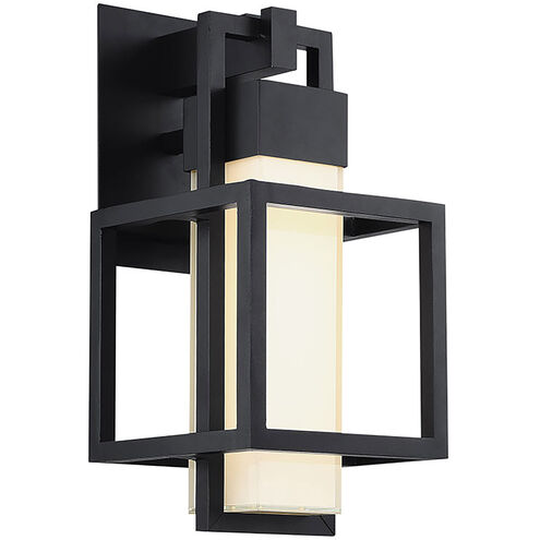 Logic Outdoor Wall Light in 16in LED 16 inch Black Exterior Modern Forms