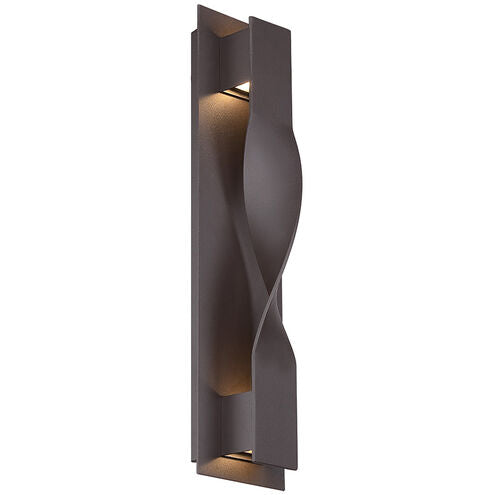 Twist Outdoor Wall Light LED 20 inch Bronze Exterior Modern Forms