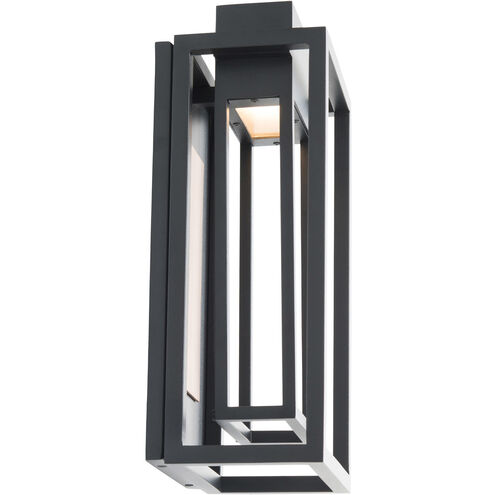 Dorne Aged Brass Outdoor Wall Light LED 14 inch Black Exterior Modern Forms