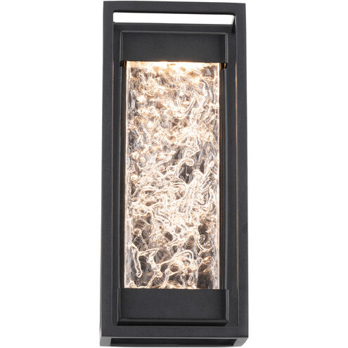 Elyse LED Black Outdoor Wall Light in 12in Exterior Modern Forms