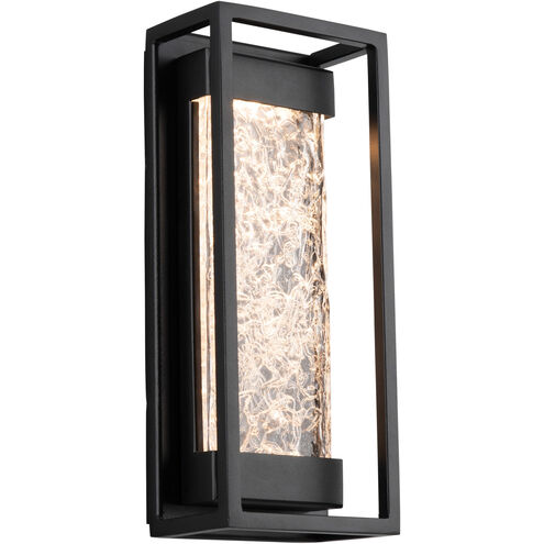 Elyse LED Black Outdoor Wall Light in 12in Exterior Modern Forms