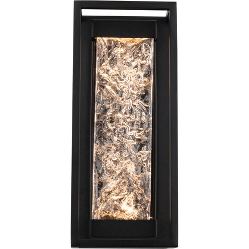 Elyse LED Black Outdoor Wall Light in 17in Exterior Modern Forms