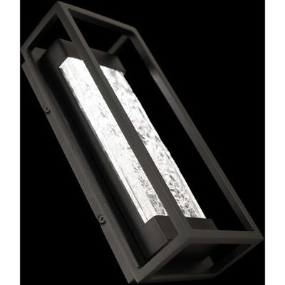 Elyse LED Black Outdoor Wall Light in 17in Exterior Modern Forms