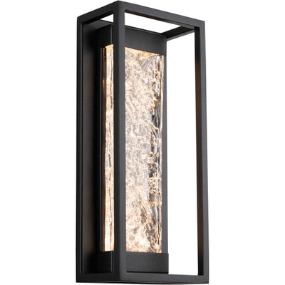 Elyse LED Black Outdoor Wall Light in 12in Exterior Modern Forms