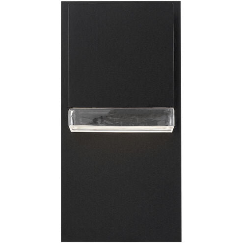 Draped 1 Light 12 inch Black Outdoor Wall Light in 3500K Exterior Modern Forms