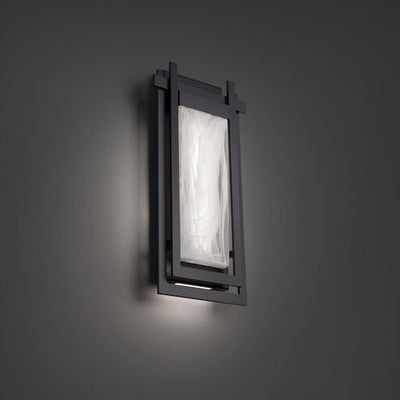 Haze 1 Light 16 inch Black Outdoor Wall Light Exterior Modern Forms