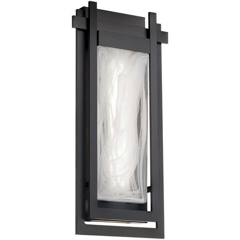 Haze 1 Light 16 inch Black Outdoor Wall Light Exterior Modern Forms