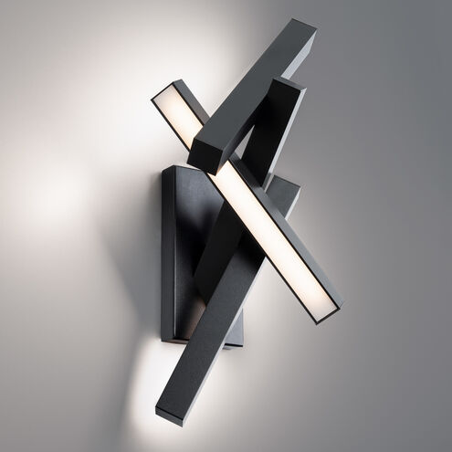 Chaos LED 4 inch Black Wall Sconce Wall Light Wall Sconce Modern Forms