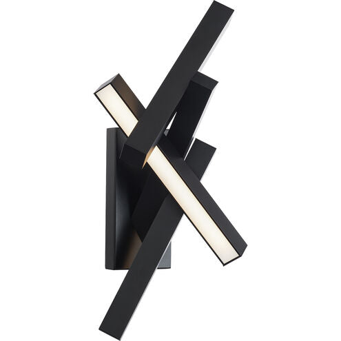 Chaos LED 4 inch Black Wall Sconce Wall Light Wall Sconce Modern Forms