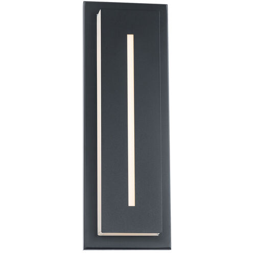 Midnight 1 Light 16 inch Black Outdoor Wall Light Exterior Modern Forms