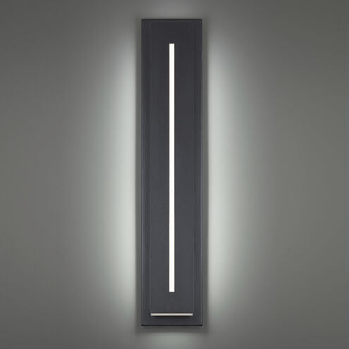 Midnight 1 Light 36 inch Black Outdoor Wall Light Exterior Modern Forms