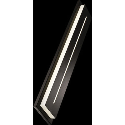 Midnight 1 Light 36 inch Black Outdoor Wall Light Exterior Modern Forms