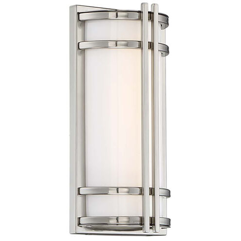 Skyscraper LED 12 inch Stainless Steel Outdoor Wall Light 3500K 12in Exterior Modern Forms